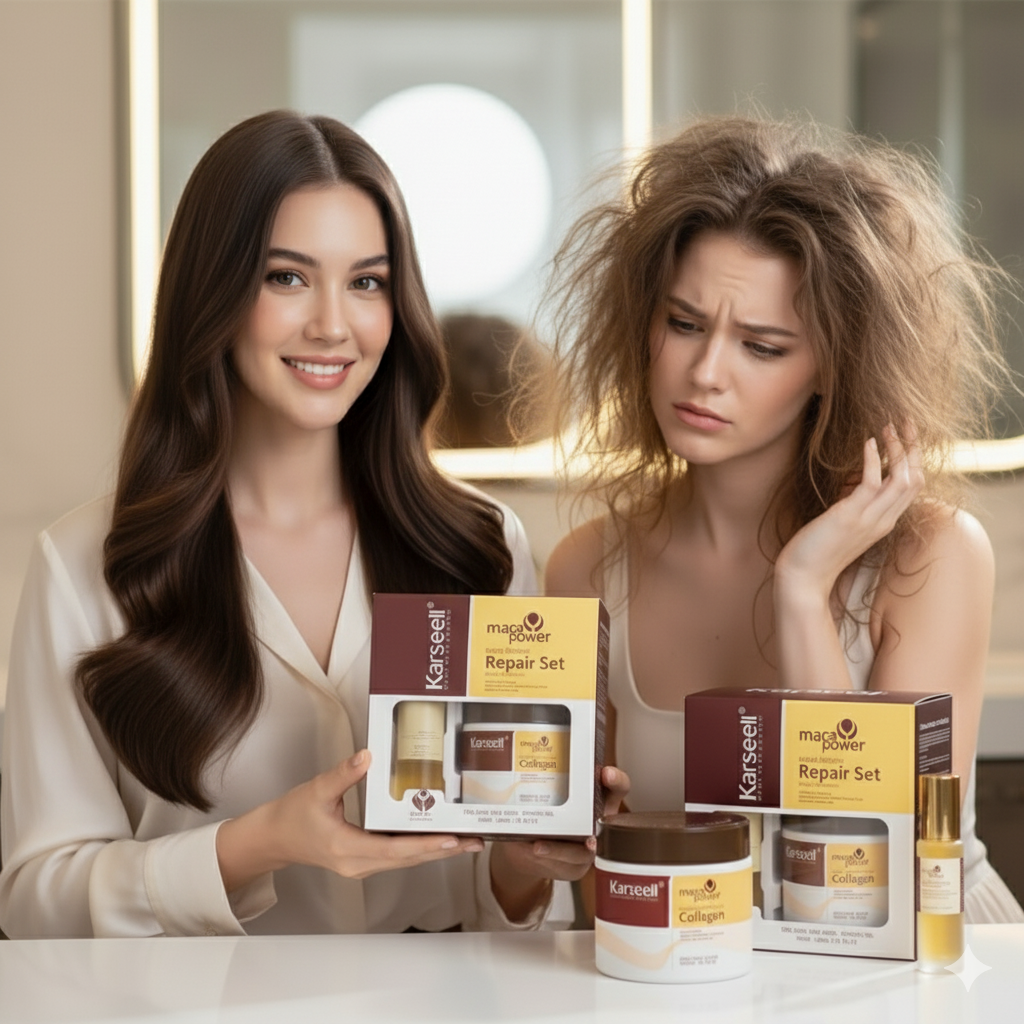 Karseell Collagen Hair Mask+Argan Oil Set